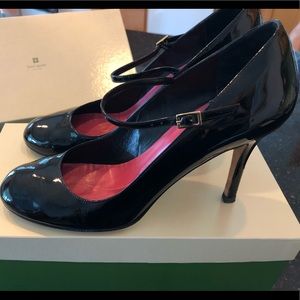 Kate Spade Black Patent Mary Jane Heel 9 Katie